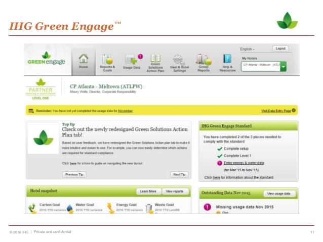Green Engage UI Sample